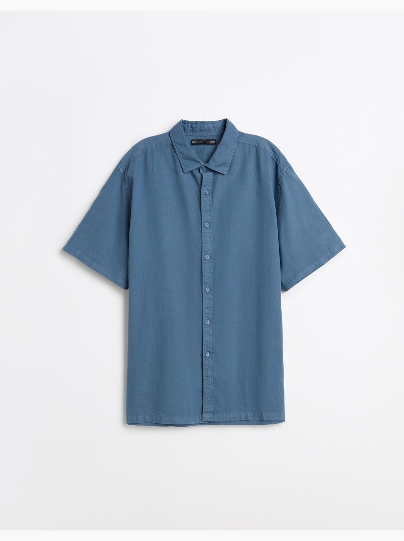 Camicia di lino, MO Fashion Blu - Kiabi