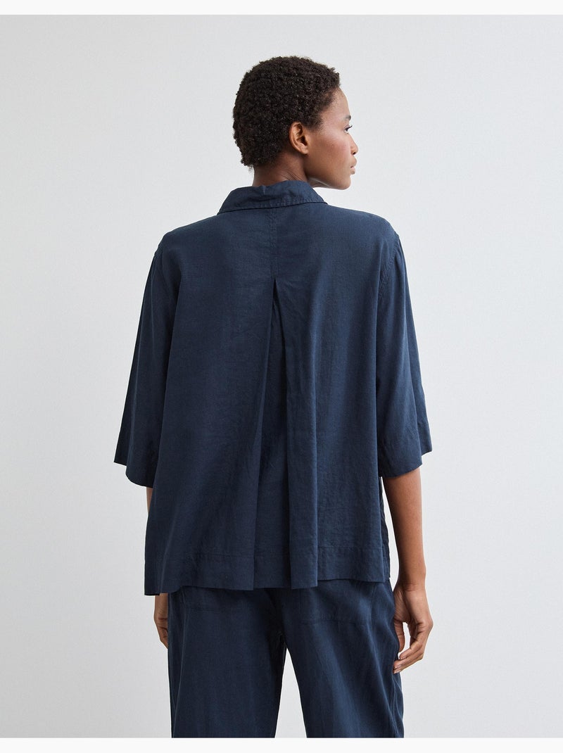 Camicia di lino, MO Fashion Blu - Kiabi