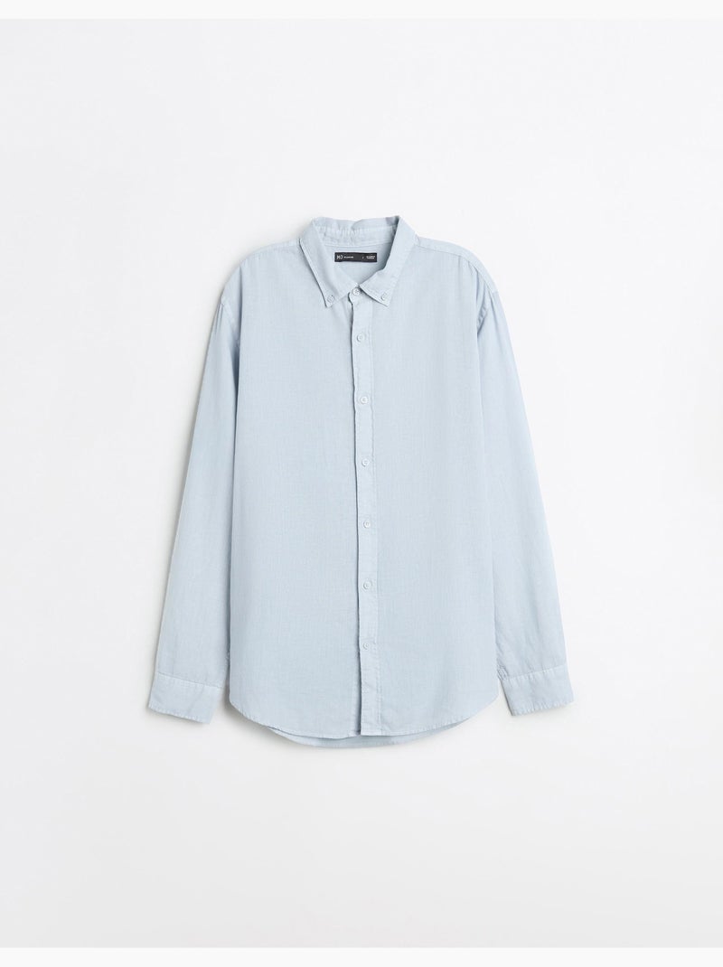 Camicia di lino, MO Fashion Blu - Kiabi