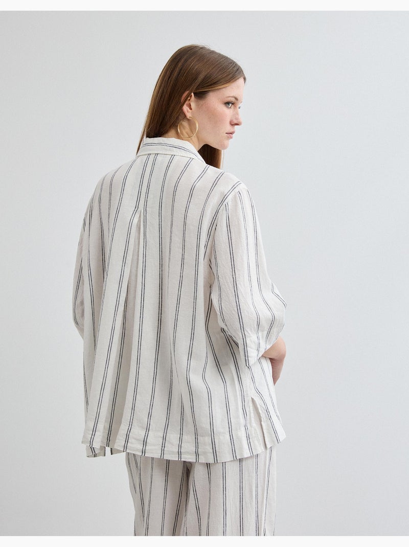 Camicia di lino, MO Fashion Ecru - Kiabi