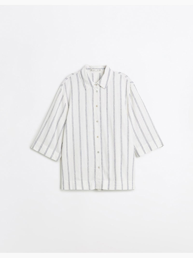 Camicia di lino, MO Fashion Ecru - Kiabi