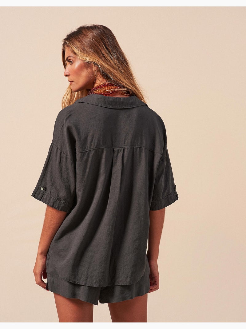 Camicia di lino, MO Fashion Grigio - Kiabi