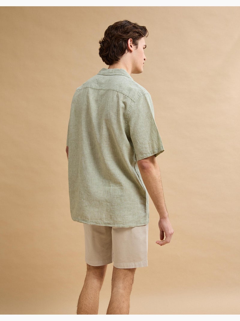 Camicia di lino, MO Fashion Verde - Kiabi