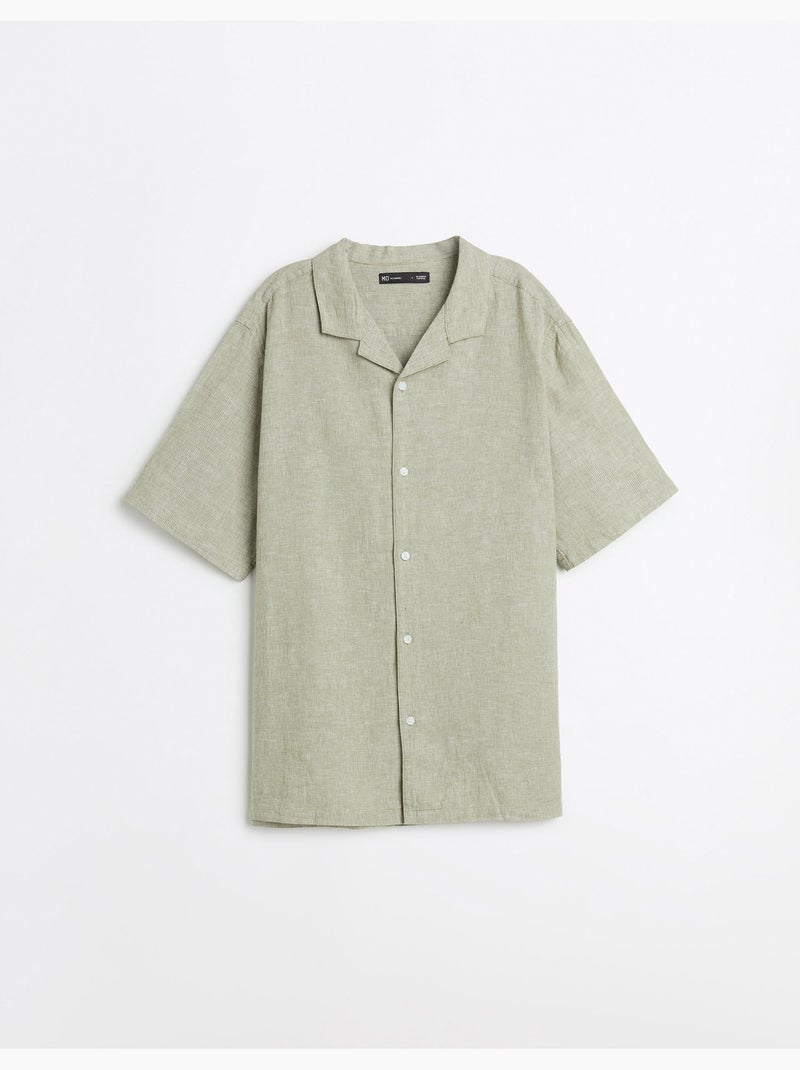 Camicia di lino, MO Fashion Verde - Kiabi