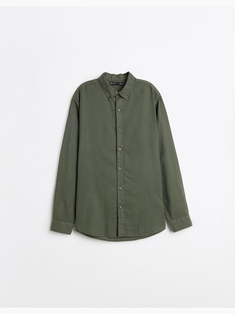 Camicia di lino, MO Fashion Verde - Kiabi