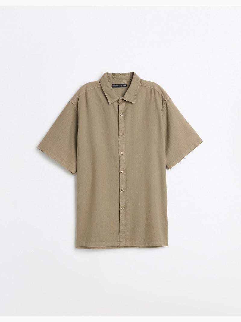 Camicia di lino, MO Fashion Verde - Kiabi