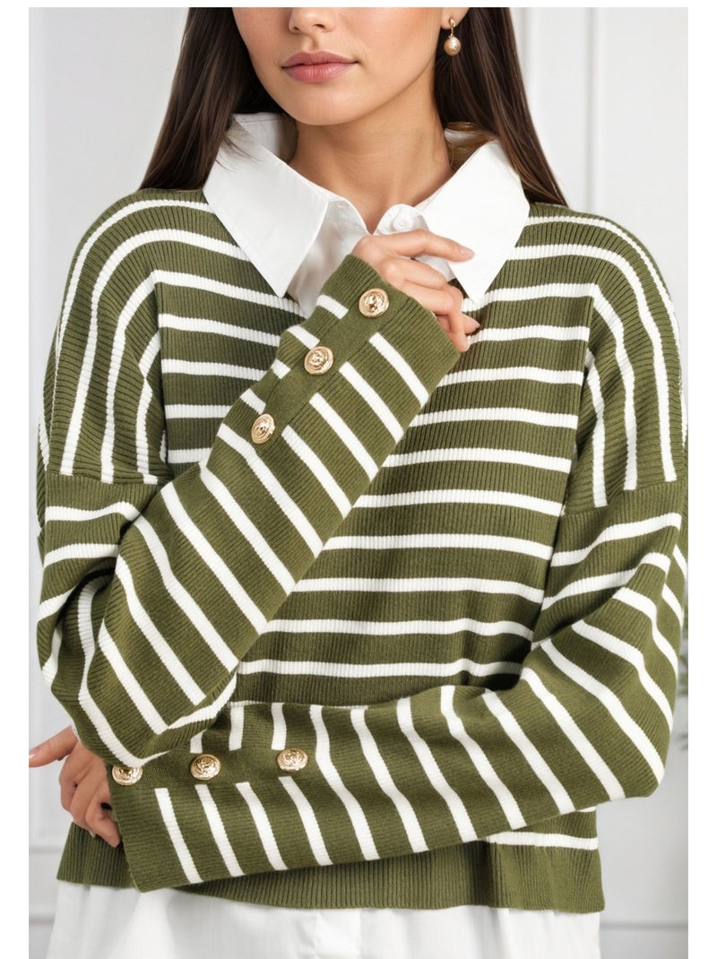 Camicia di Maglione Kebello Verde - Kiabi