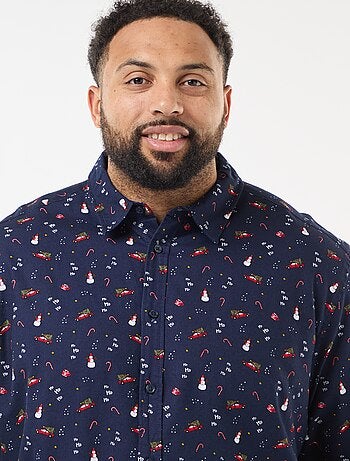 Camicia di Natale a fantasia