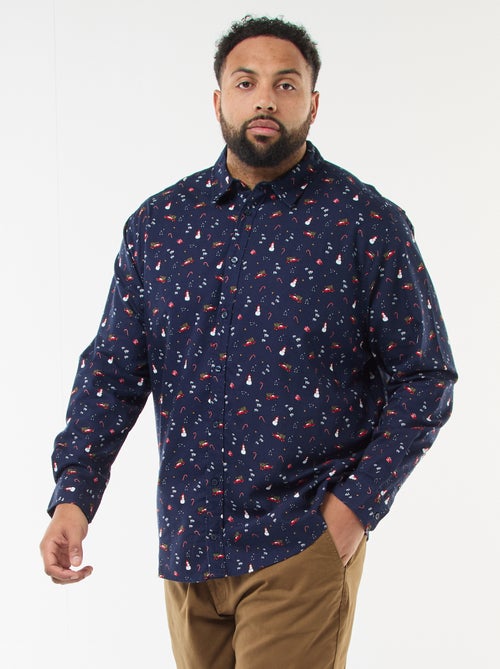 Camicia di Natale a fantasia - Kiabi