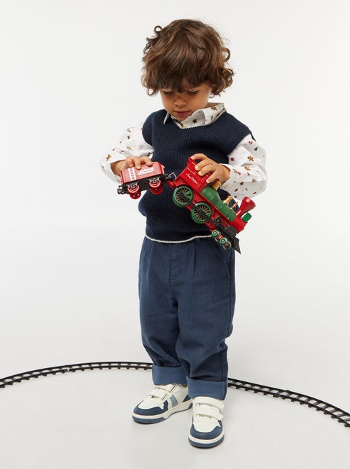 Camicia di Natale all-over in cotone - Kiabi