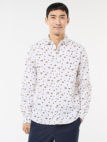 Camicia di Natale stampata
