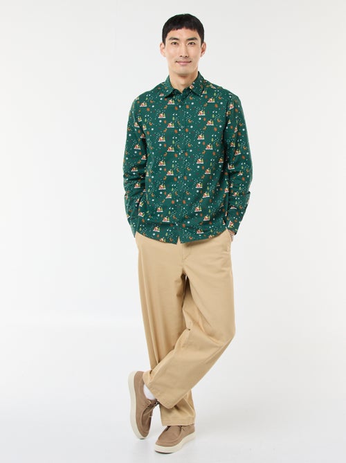Camicia di Natale stampata - Kiabi