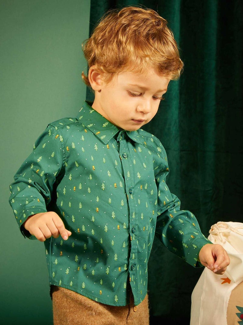 Camicia di Natale VERDE - Kiabi