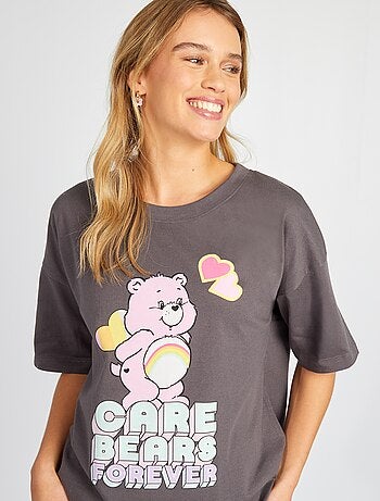 Camicia di notte in maglia jersey 'Bisounours'