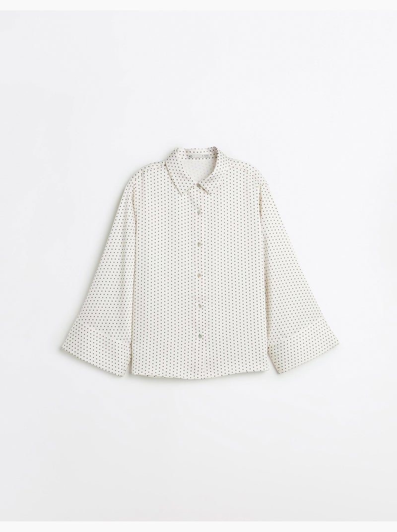 Camicia di raso, MO Fashion Beige - Kiabi