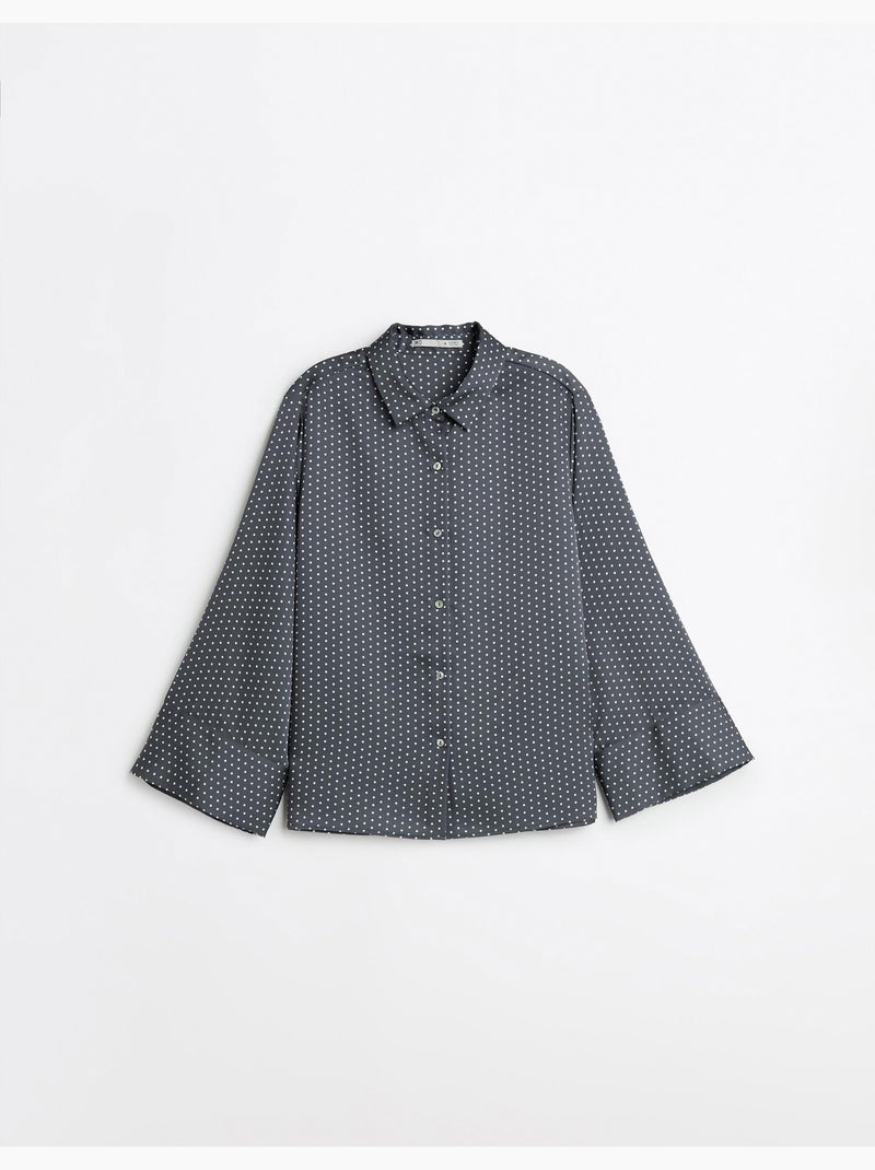 Camicia di raso, MO Fashion Grigio - Kiabi