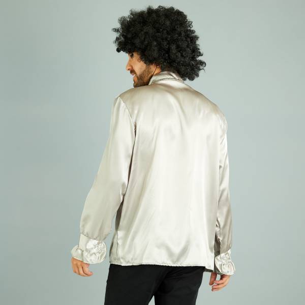 camicia argento uomo