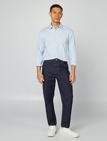 Camicia dobby taglio slim