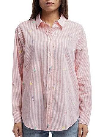 Camicia Donna a Righe Teddy Smith