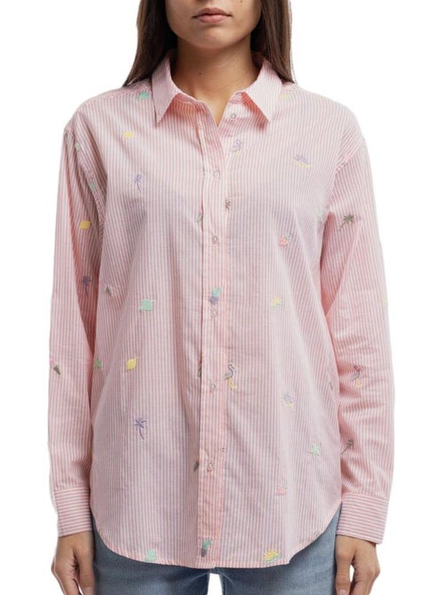 Camicia Donna a Righe Teddy Smith - Kiabi