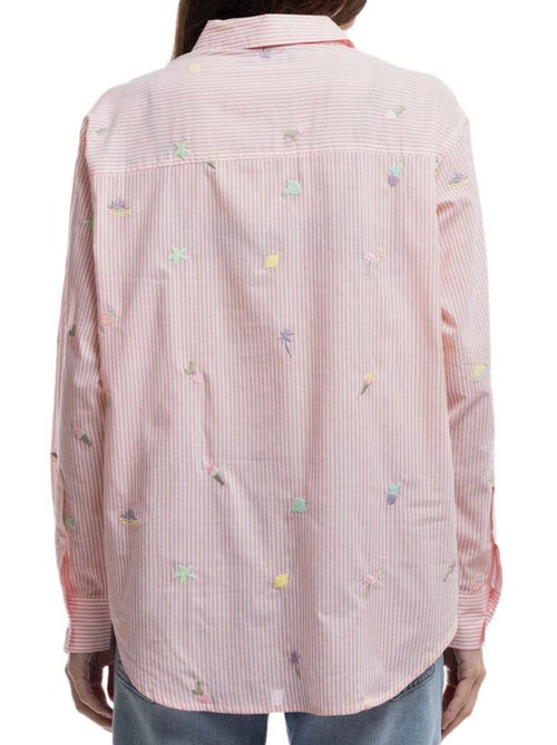 Camicia Donna a Righe Teddy Smith - Kiabi