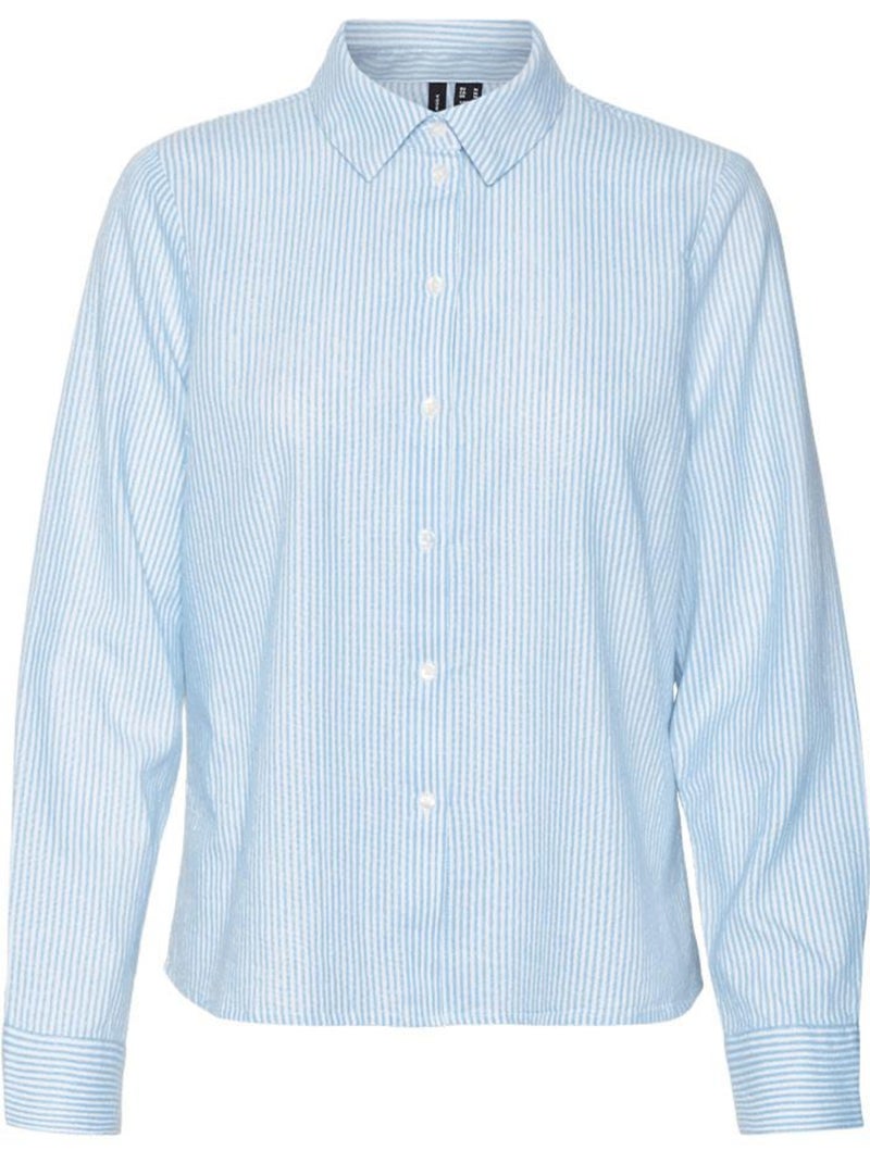 Camicia donna a righe vero moda Blu - Kiabi