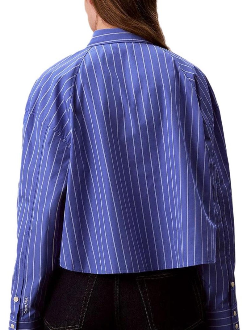 Camicia Donna Calvin Klein Jeans Blu - Kiabi