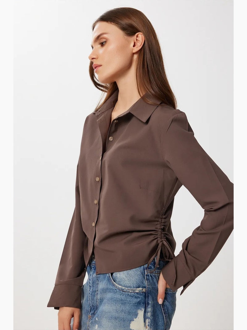 Camicia donna istanbul Tortora - Kiabi