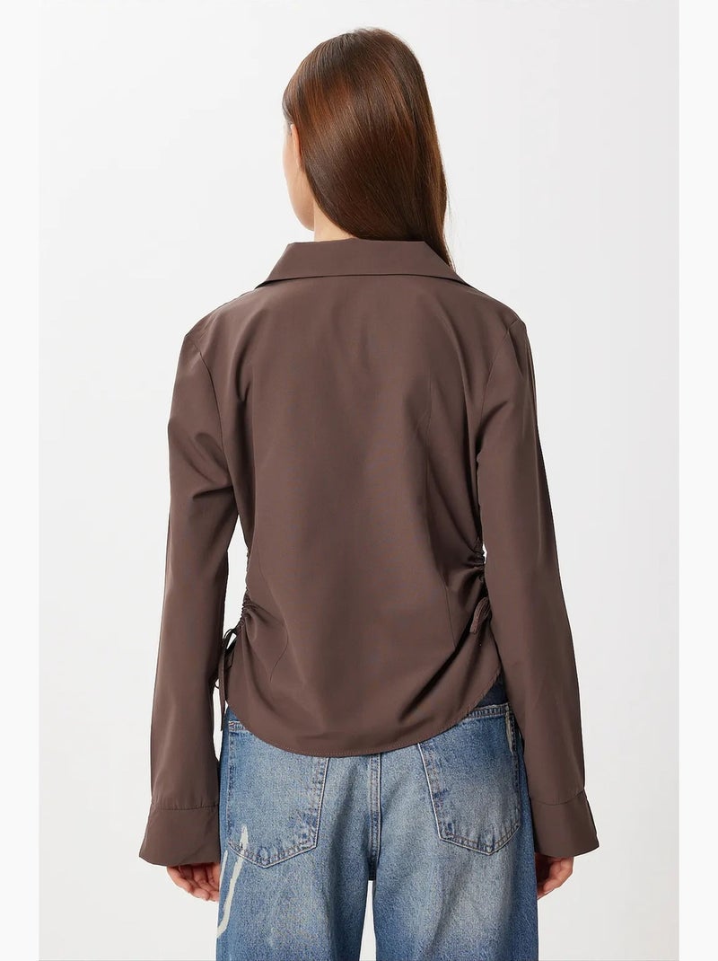 Camicia donna istanbul Tortora - Kiabi