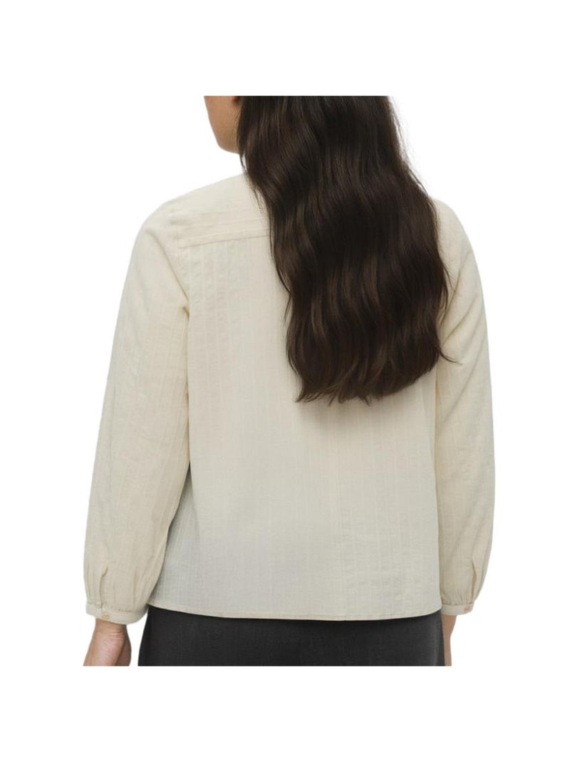 Camicia Donna Vero Moda Floretta Beige - Kiabi