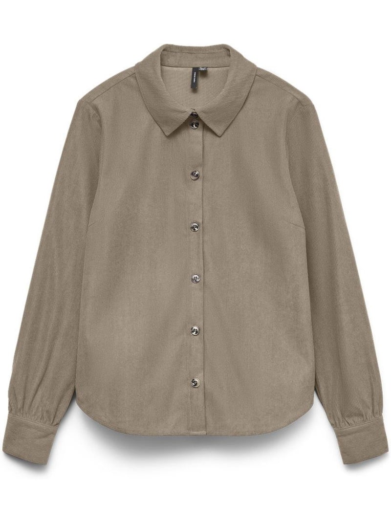 Camicia donna vero moda Tortora - Kiabi