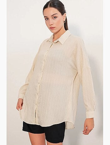 Camicia donna viscosa nylon bdart