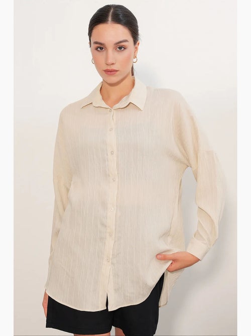 Camicia donna viscosa nylon bdart - Kiabi Camicia donna viscosa nylon bdart - Kiabi