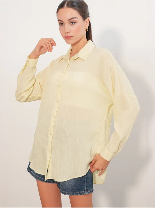 Camicia donna viscosa nylon bdart - Kiabi Camicia donna viscosa nylon bdart - Kiabi