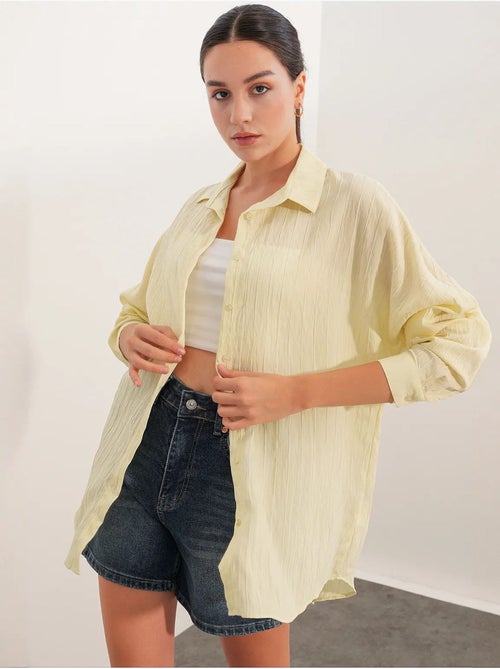 Camicia donna viscosa nylon bdart - Kiabi Camicia donna viscosa nylon bdart - Kiabi