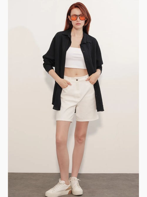 Camicia donna viscosa nylon bdart - Kiabi Camicia donna viscosa nylon bdart - Kiabi