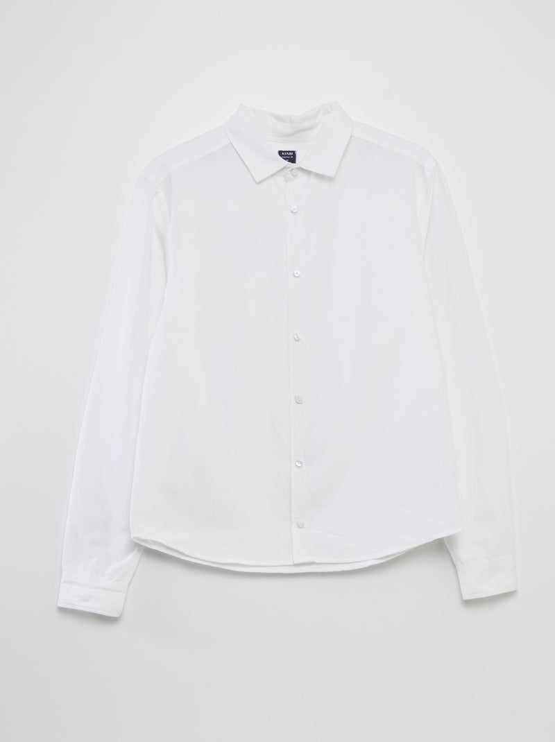 Camicia dritta - collezione facile da indossare bianco - Kiabi