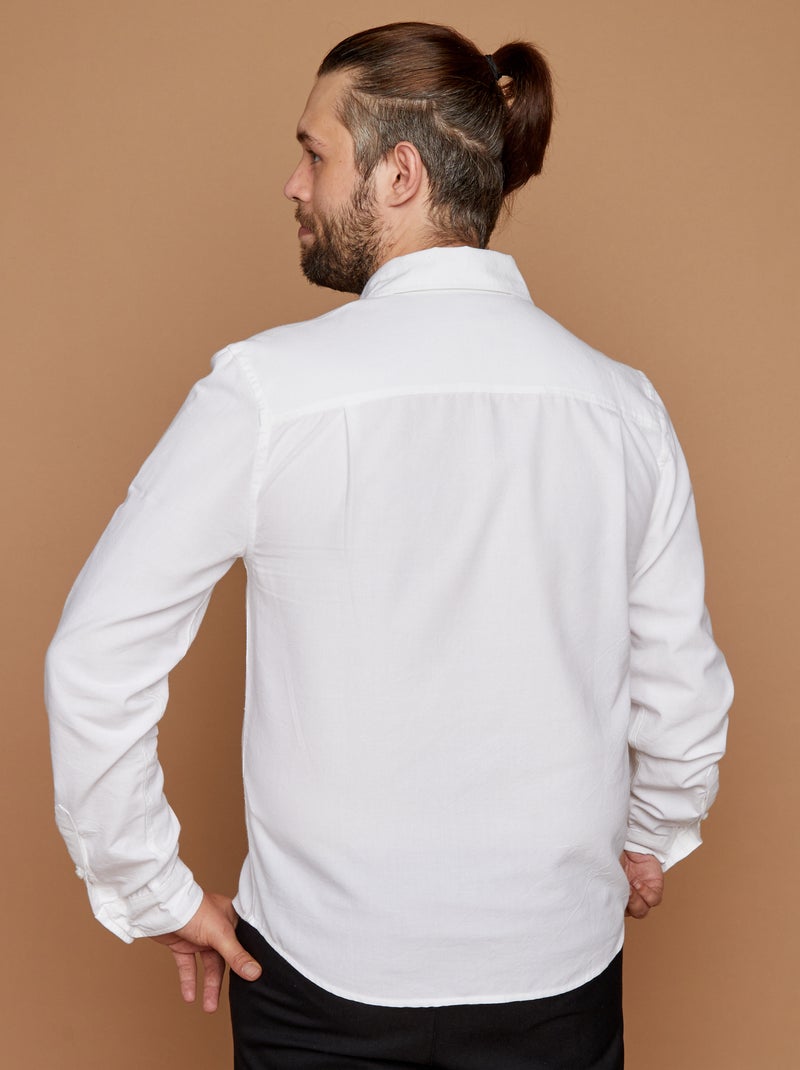 Camicia dritta - collezione facile da indossare bianco - Kiabi