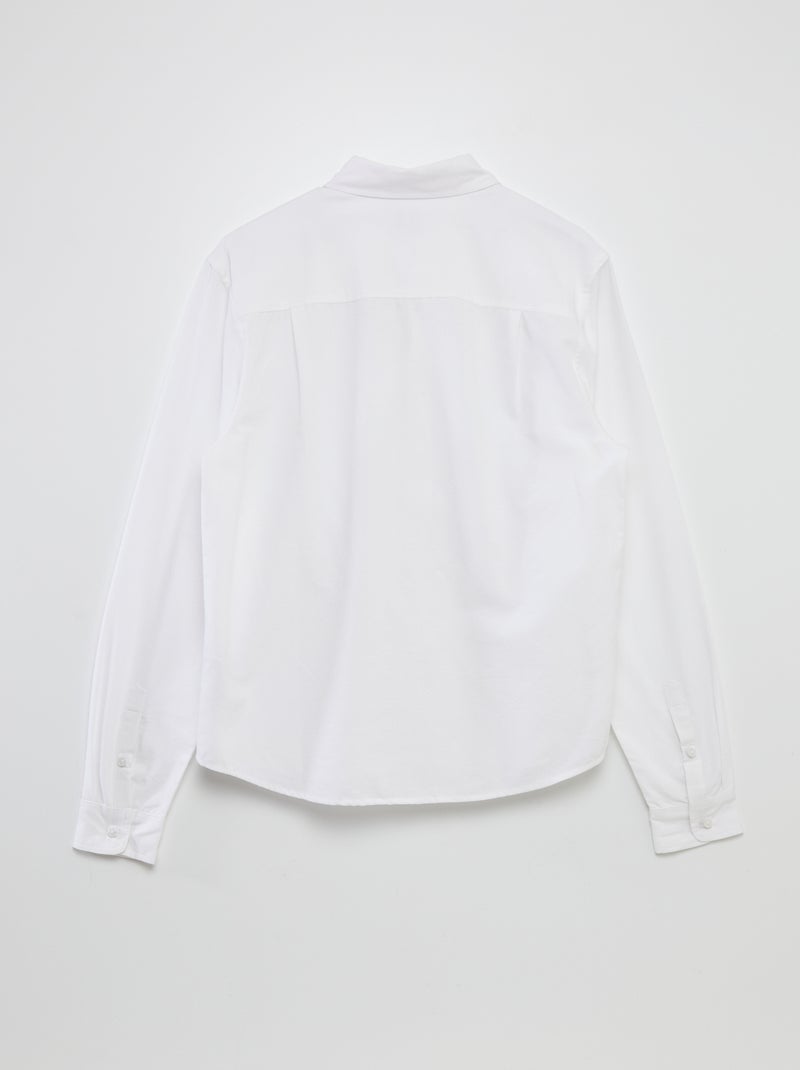 Camicia dritta - collezione facile da indossare bianco - Kiabi