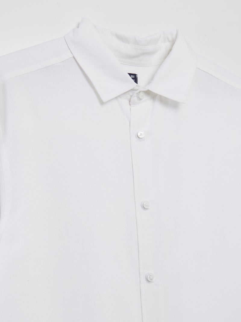 Camicia dritta - collezione facile da indossare bianco - Kiabi