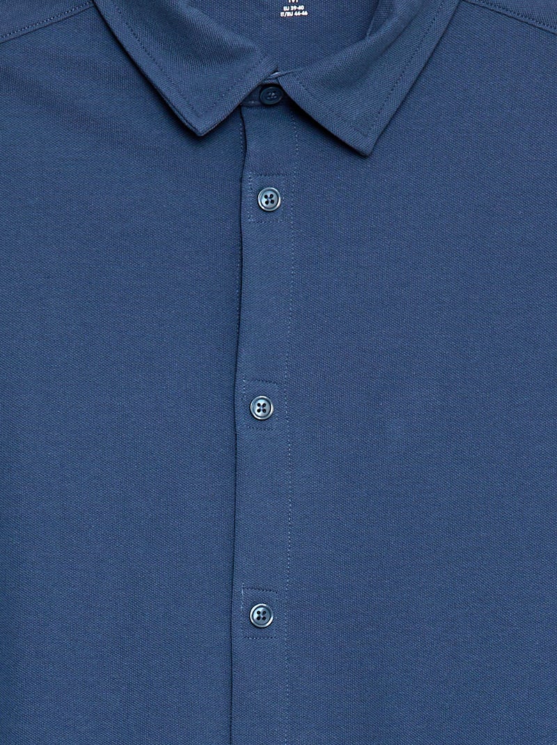 Camicia dritta - collezione facile da indossare Blu - Kiabi