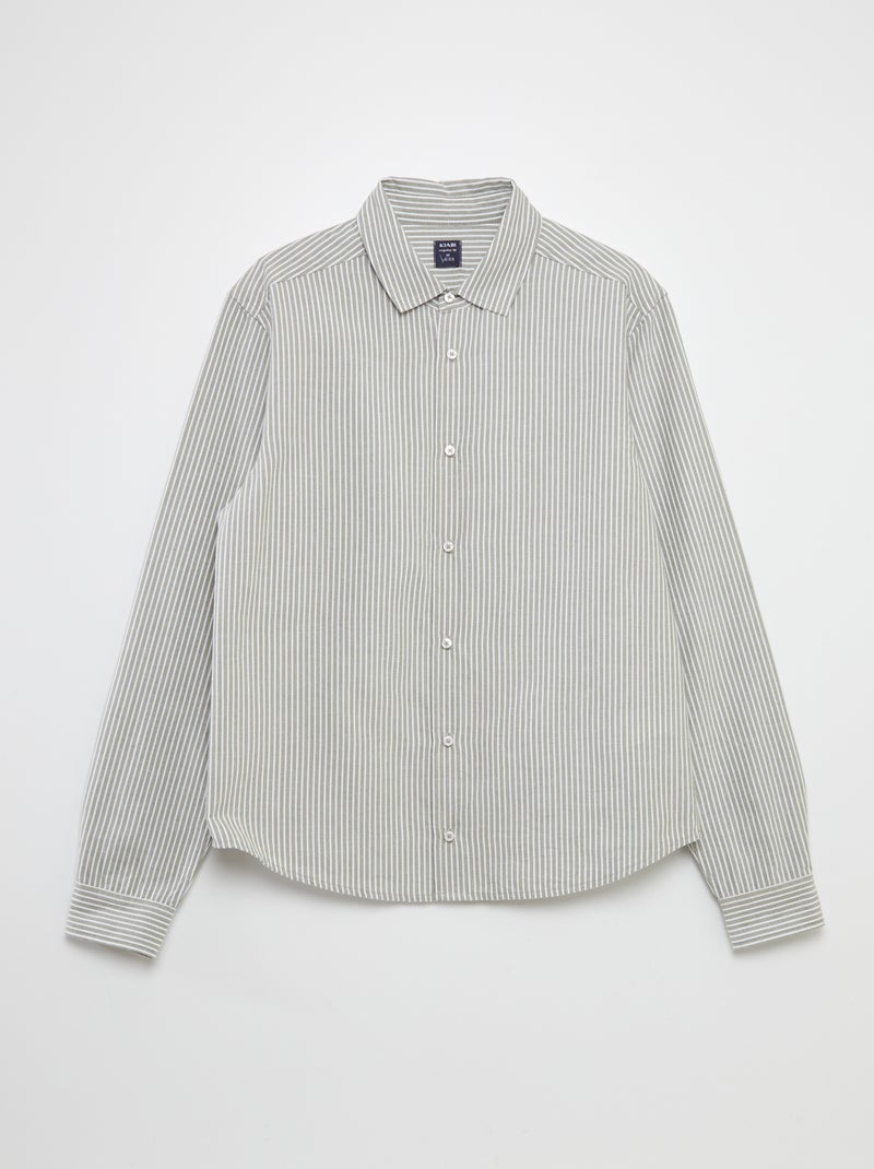 Camicia dritta - collezione facile da indossare KAKI - Kiabi