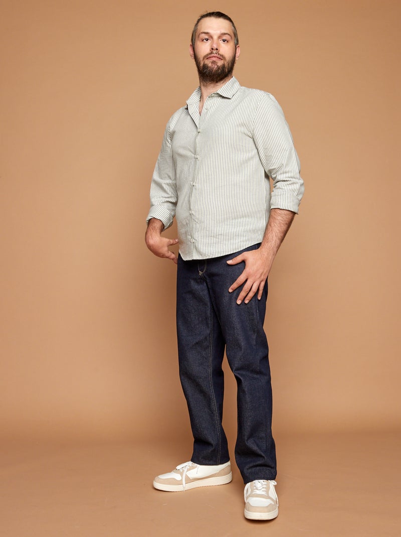 Camicia dritta - collezione facile da indossare KAKI - Kiabi