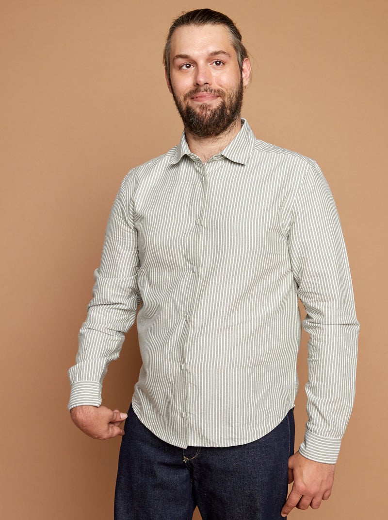 Camicia dritta - collezione facile da indossare KAKI - Kiabi