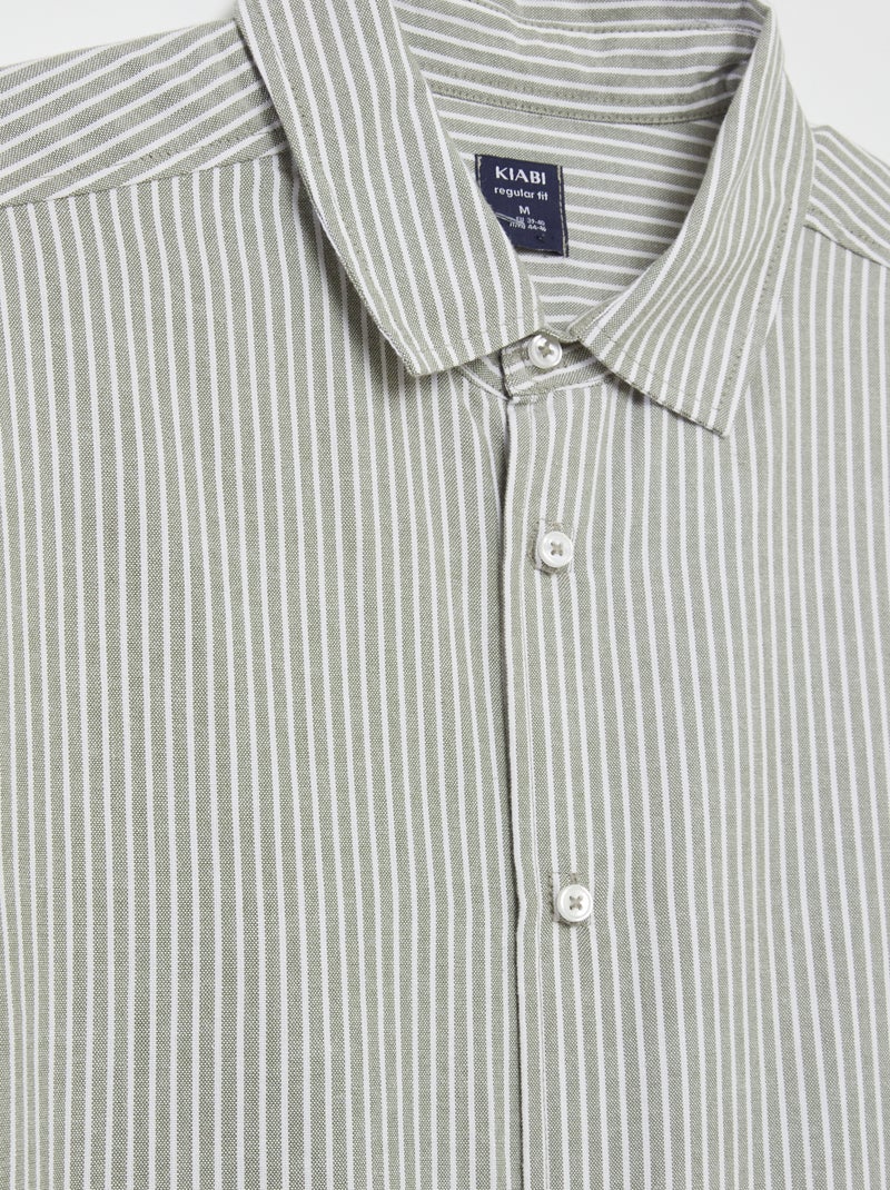 Camicia dritta - collezione facile da indossare KAKI - Kiabi
