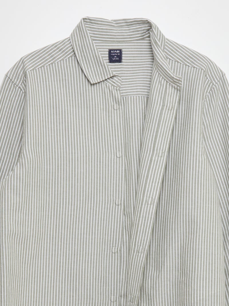 Camicia dritta - collezione facile da indossare KAKI - Kiabi