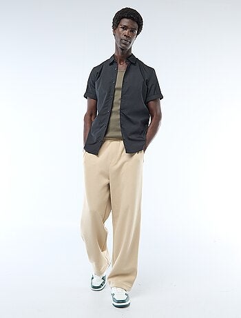 Camicia dritta a maniche corte