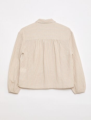 Camicia dritta a righe - Facile da indossare