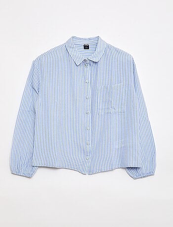 Camicia dritta a righe - Facile da indossare
