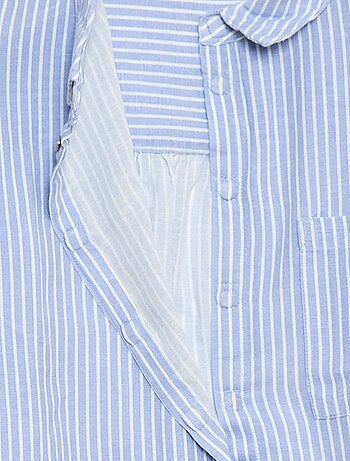 Camicia dritta a righe - Facile da indossare